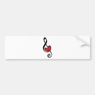 Pegatina Para Coche Para el amor de la música
