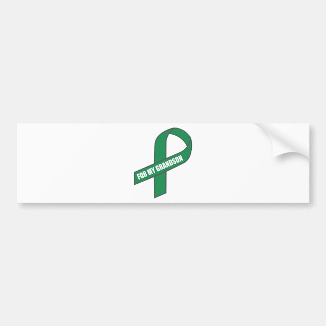Pegatina Para Coche Para mi nieto (cinta verde) (Frente)