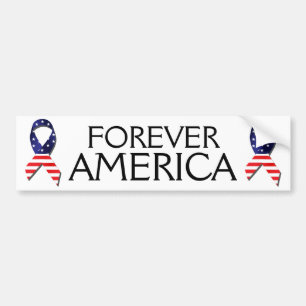 Pegatina Para Coche Para siempre Estados Unidos Bumper Sticker