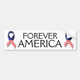 Pegatina Para Coche Para siempre Estados Unidos Bumper Sticker