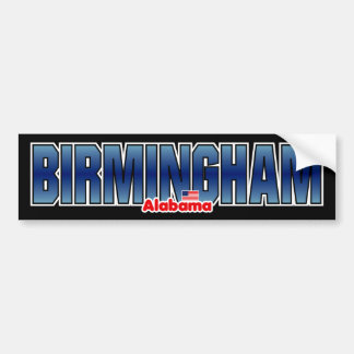 Pegatina Para Coche Parachoque de Birmingham