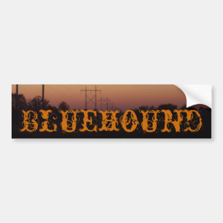 Pegatina Para Coche Parachoque de Bluehound