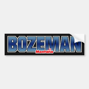 Pegatina Para Coche Parachoque de Bozeman