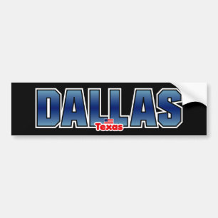 Pegatina Para Coche Parachoque de Dallas