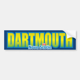 Pegatina Para Coche Parachoque de Dartmouth