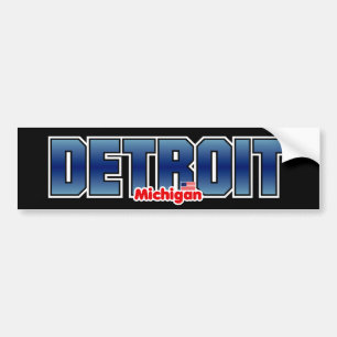 Pegatina Para Coche Parachoque de Detroit