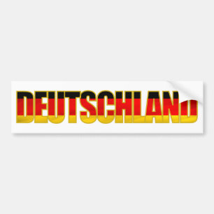 Pegatina Para Coche Parachoque de Deutschland