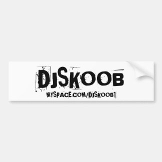 Pegatina Para Coche PARACHOQUE de DJ SKOOB
