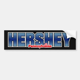 Pegatina Para Coche Parachoque de Hershey