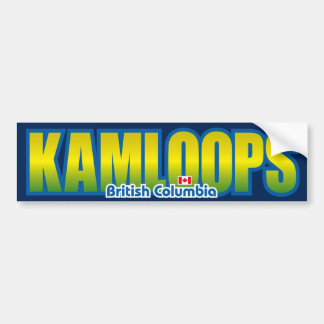 Pegatina Para Coche Parachoque de Kamloops