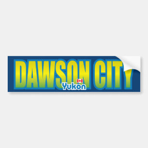 Pegatina Para Coche Parachoque de la ciudad de Dawson
