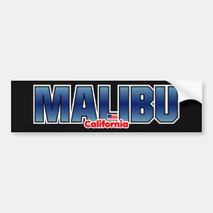 Pegatina Para Coche Parachoque de Malibu
