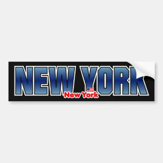 Pegatina Para Coche Parachoque de Nueva York