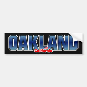 Pegatina Para Coche Parachoque de Oakland
