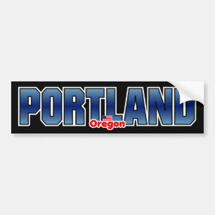 Pegatina Para Coche Parachoque de Portland