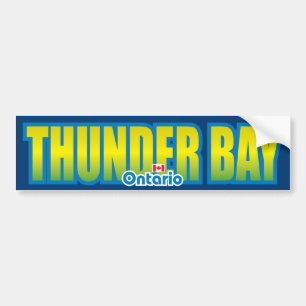 Pegatina Para Coche Parachoque de Thunder Bay