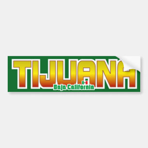 Pegatina Para Coche Parachoque de Tijuana