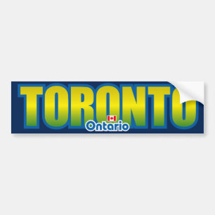 Pegatina Para Coche Parachoque de Toronto