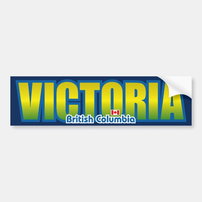 Pegatina Para Coche Parachoque de Victoria (Frente)