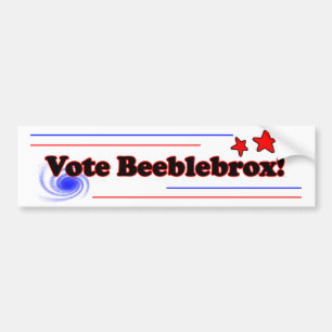Pegatina Para Coche parachoque del beeblebrox