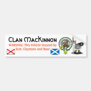 Pegatina Para Coche Parachoque Sticker-1 de MacKinnon del clan