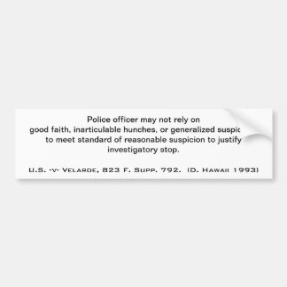 Pegatina Para Coche Parada del tráfico