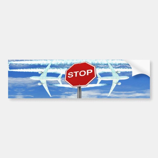 Pegatina Para Coche Parada original Chemtrails (Frente)
