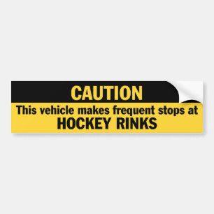 Pegatina Para Coche Paradas frecuentes (hockey)