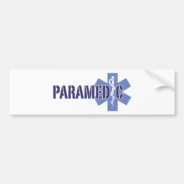 Pegatina Para Coche Paramédico (Frente)