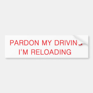Pegatina Para Coche pardon mi conducción