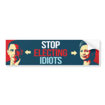Pare el elegir de los idiotas - Anti-Obama