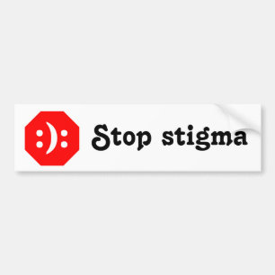 Pegatina Para Coche Pare el estigma