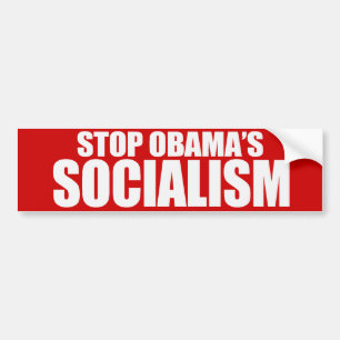 Pegatina Para Coche PARE el SOCIALISMO Bumpersticker de OBAMA