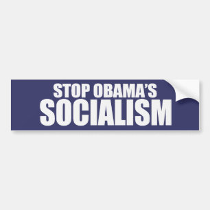 Pegatina Para Coche PARE el SOCIALISMO Bumpersticker de OBAMA