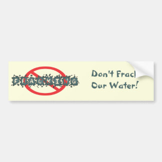 Pegatina Para Coche Pare Fracking Bumpersticker