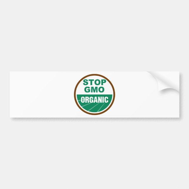 Pegatina Para Coche Pare GMO orgánico (Frente)