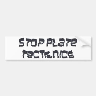 Pegatina Para Coche Pare la tectónica de placas