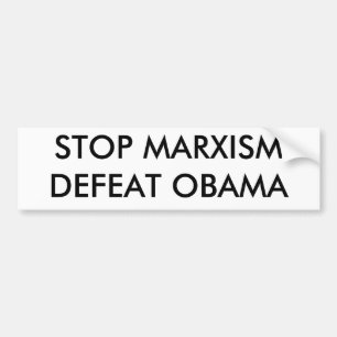 PEGATINA PARA COCHE PARE MARXISMDEFEAT OBAMA