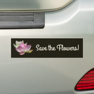 Pegatina Para Coche Pareja de flores de Lotus II