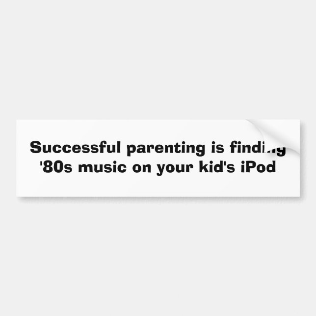 Pegatina Para Coche Parenting acertado (Frente)