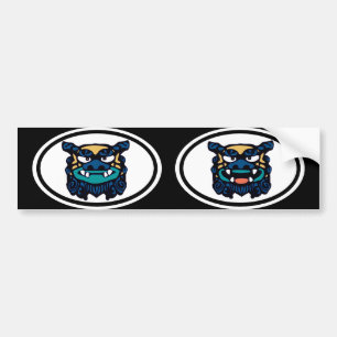 Pegatina Para Coche Pares azules de Shisa