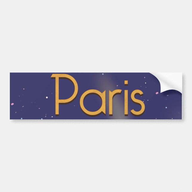 Pegatina Para Coche París (Frente)