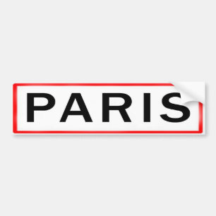 PEGATINA PARA COCHE PARÍS