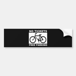 Pegatina Para Coche parking_gratuito_bicicleta_Vector_Clipart
