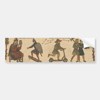 Pegatina Para Coche Parodia de la Tapicería de Bayeux