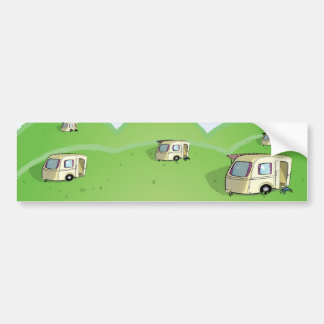 Pegatina Para Coche parque de caravanas