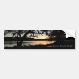 Pegatina Para Coche Parque Estatal Lake Scott - Kansas Sunset Bumper S