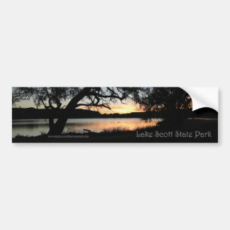 Pegatina Para Coche Parque Estatal Lake Scott - Kansas Sunset Bumper S