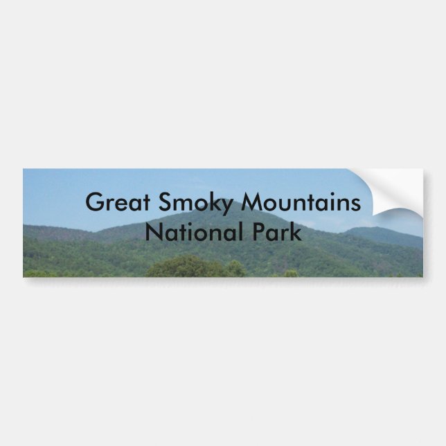 Pegatina Para Coche Parque nacional de Great Smoky Mountains (Frente)