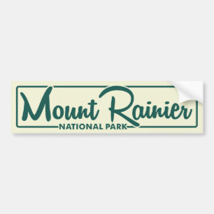 Pegatina Para Coche Parque nacional del Monte Rainier